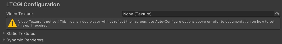LTCGI Controller warning about unset video texture