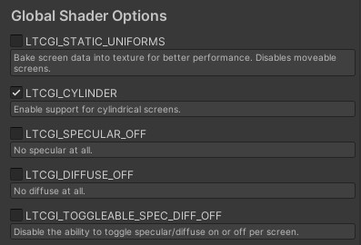 Global Performance Settings