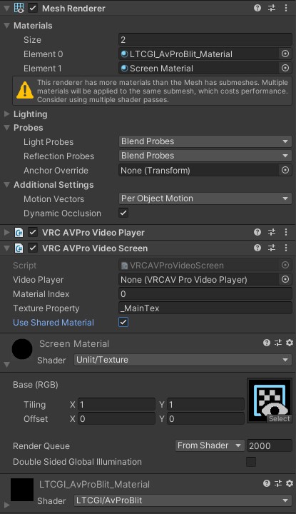 AVPro Video Player setup